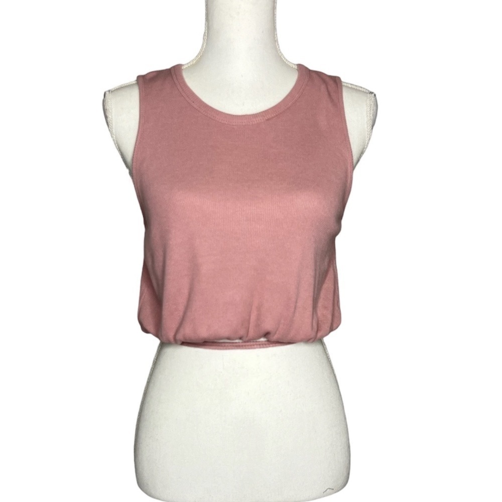 Intimately Free People Open Back Tie Waist Cropped Top
